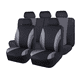 thumbnail image 1 of Funda Universal Para Asiento De Automóvil 11 pz Malubero Gris Negro, 1 of 3