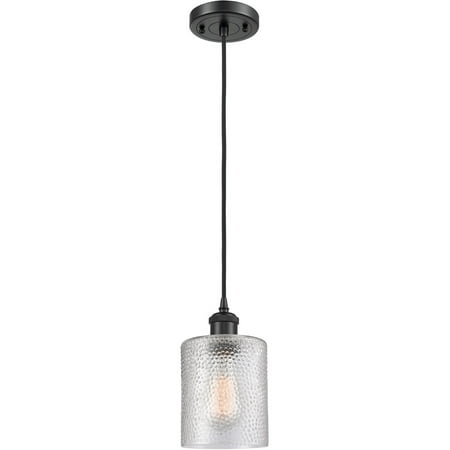 

Matte Black Tone Mini Pendants 5 Wide Clear Glass Steel/Cast Brass/Glass Medium Base LED 1 Light Fixture