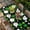 Green Black, variant on St Patricks Day Table Cloths for 6 Foot Rectangle Tables, Spring Country Green Black Shamrock Patio Waterproof Elastic Fitted Tablecloths, Washable Rectangular Table Cover for Camping