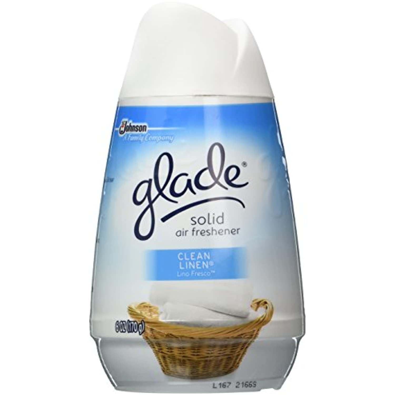 Glade Solid Air Freshener Clean Linen 6 Oz