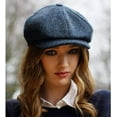 thumbnail image 3 of Hanna Hats JP Cap Men's Donegal 100% Irish Wool Tweed Newsboy Irish Flat Hat Made in Ireland, 3 of 4