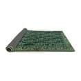 thumbnail image 2 of Ahgly Company Indoor Round Persian Turquoise Blue Traditional Area Rugs, 5' Round, 2 of 4
