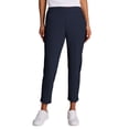 thumbnail image 3 of RBX Active Women's Ribbed Side Woven Ankle Pant With Pockets, 3 of 5