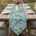thumbnail image 6 of Lemon Flower Table Runner Linen Burlap Table Runner 70 Inches Long Summer Leaves Botanical Garden Florals Dresser Scarves for Kitchen Island Coffee Dining Party Wedding Banquet Holiday Decor 13"x70", 6 of 8
