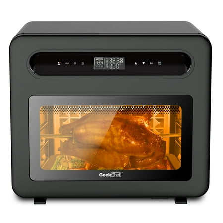 

JKLRPES Steam Air Fryer Toast Oven Combo 26 QT Steam Convection Oven 6 Slice Toast Stainless Steel