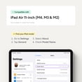 thumbnail image 2 of Protecteur d'Écran Paperlike® 3 pour iPad Air 11 Pouces (2x), 2 of 8