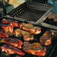 thumbnail image 3 of Non-stick Painted Barbecue Tray Grilling Large Sides Platter Black, 3 of 8