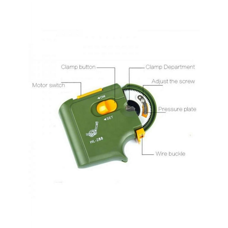 Automatic Fishing Line Winder Electric Fishing Hook Tying Tool Accessory 