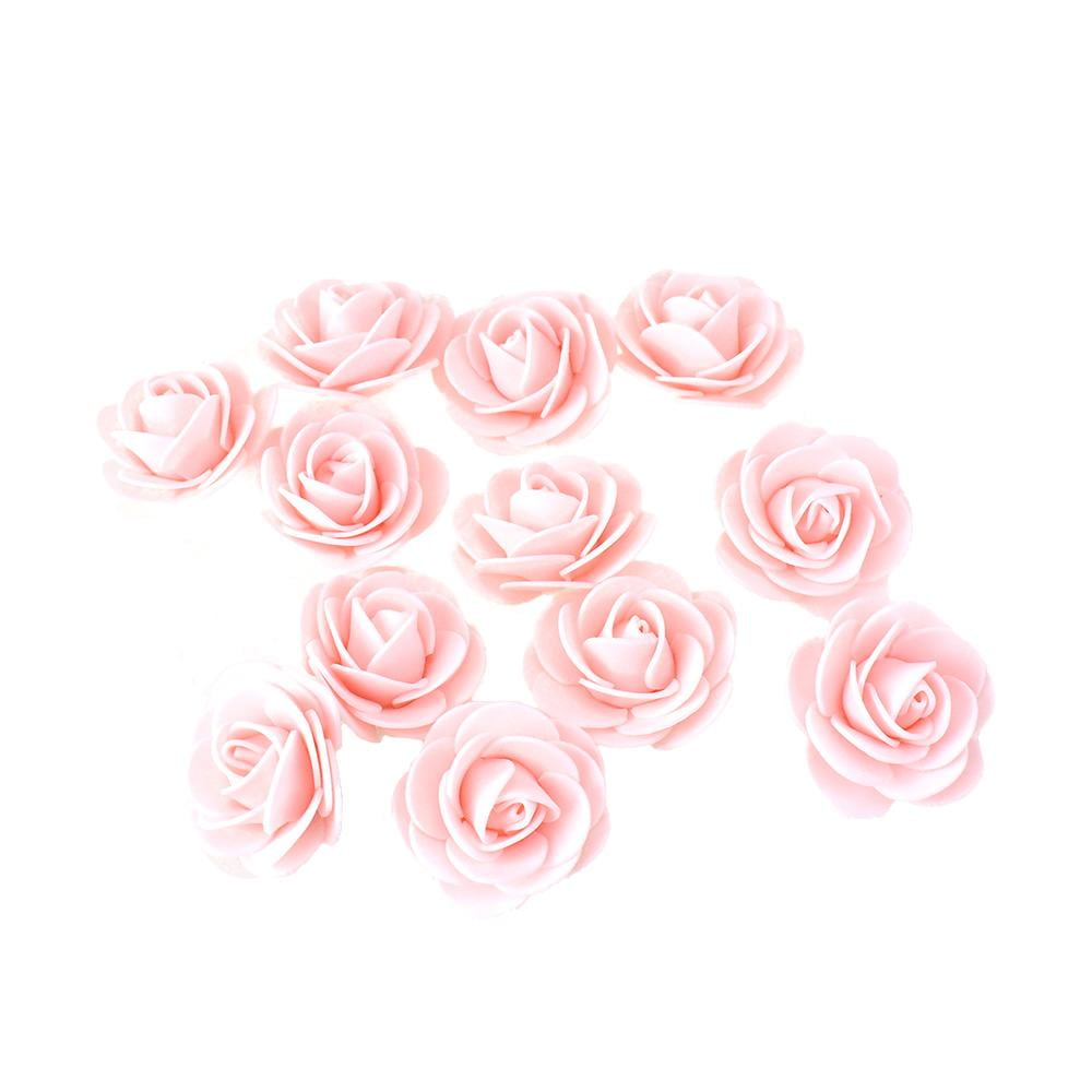 Craft Foam Roses, Pink, 13/4Inch, 12Count