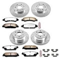 thumbnail image 3 of PowerStop Front and Rear Z36 Truck & Tow Carbon-Fiber Ceramic Brake Pad and Drilled and Slotted Rotor Kit Fits: CADILLAC CHEVROLET GMC Select Models K2068-36, 3 of 9
