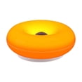 thumbnail image 2 of Retro Donut‑Shaped Rechargeable Lamp, 2‑in‑1 Cordless Table & Wall‑Mount Touch Dimmable Ambient Light for Funky Aesthetic Bedroom Dorm Room Decor(Orange#2), 2 of 6