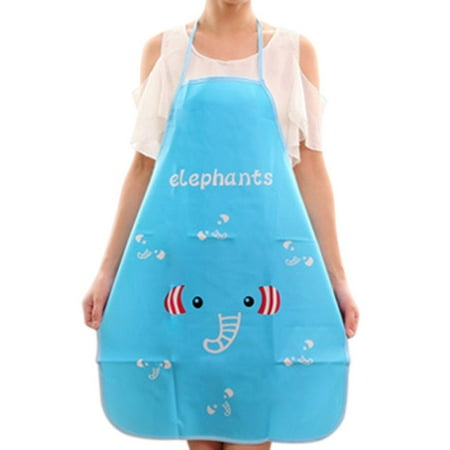 

Worallymy 5PCS Cute Cartoon Waterproof Apron Kitchen Restaurant Cooking Bib Aprons