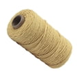 thumbnail image 3 of Cuerda de algodón hecha a mano, 3 mm de diámetro, de un solo color, tejidas para manualidades, cuerdas de 100 m, bronceado claro 1 Rollo sidaley HA5320-08B, 3 of 6