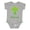AC-Heather Grey, variant on Inktastic Believe in Broccoli Boys or Girls Baby Bodysuit