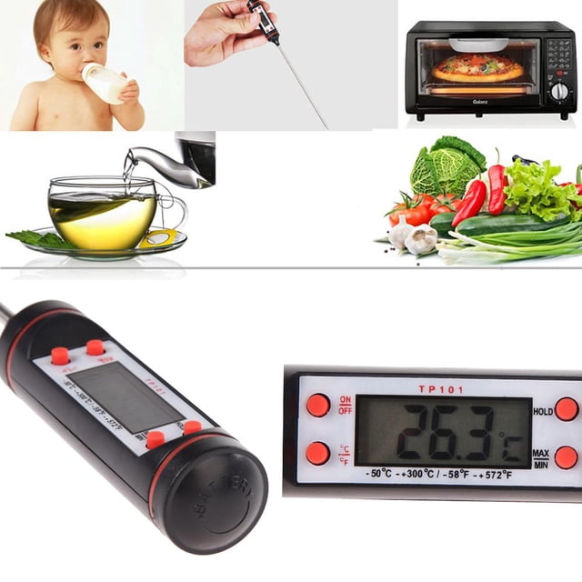 Termómetro digital para alimentos y carne, sonda de cocina para cocinar, herramientas de medición para barbacoa