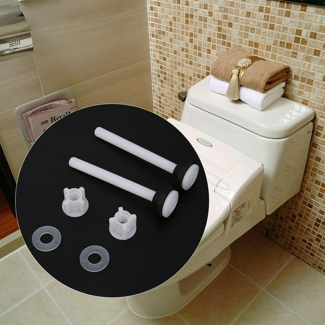 Toilet Screw Set,3 Pair Two piece Toilet Screw Fixings Toilet Screw Fitting Masterfully Created