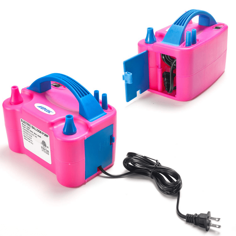 Electric Balloon Inflator Pump Pink – Winner Party