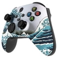 thumbnail image 2 of eXtremeRate The Great Wave Replacement Front Housing Cover for Xbox Core Controller Wireless, 2 of 8