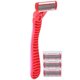 thumbnail image 4 of Maquinillas de afeitar para damas tira de lubricación para la piel que no raya Maquinillas de afeitar para la piel para mujeres Rojas para partes privadas para mujeres ANGGREK Otros, 4 of 8