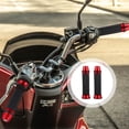 thumbnail image 1 of UPGRATOR 1Par Protector De Y Puño Para Manillar De Motocicleta Antideslizante En Color Rojo, 1 of 6