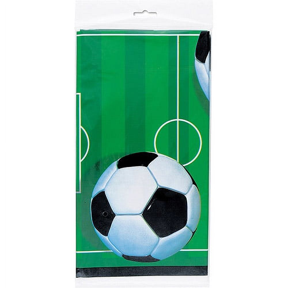 Soccer Plastic Party Tablecloth, 84" x 54" - image 2 of 4