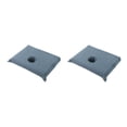 thumbnail image 2 of relayinert Coton SPA Demi-Couverture de Table Beauté Trou Salon Serviette de Lit Bleu Marine 50x70cm 2Set, 2 of 6