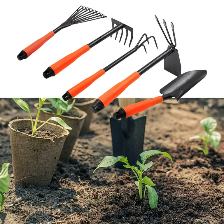 Kate Spade New York 2 Piece Gardening Hand Tools, Cute Garden Tool Set  Includes Hand Rake and Trowel, Picture Dot