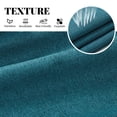 thumbnail image 5 of ZOPZO Decorative Throw Pillow Covers Pack of 2, Peacock Blue, 16x16 Inch, Linen Cushion Cases with Leather Label, Boho Accent for Sofa Couch Bed, 5 of 8