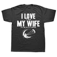 thumbnail image 1 of Camiseta de Kitesurf para esposo. Me encanta cuando mi esposa me deja practicar Kitesurf. Regalos de cumpleaños. Camisetas gráficas de verano para hombre., 1 of 8