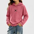 thumbnail image 3 of NAISIBABY Toddler Girls Sweatshirt – Soft Long-Sleeve Everyday Pullover Tops Pink Size 5T, 3 of 5