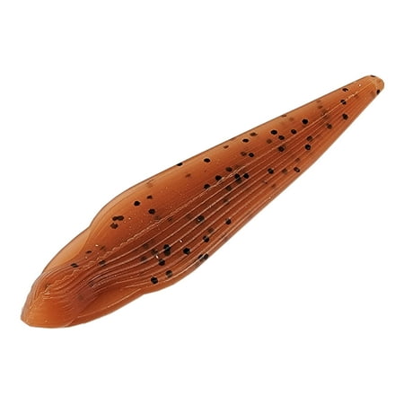 Tackle HD 24-Pack Leech Fishing Bait 3-Inch Soft Plastic Artificial Leeches Bass Crappie Walleye or Trout Lures Fishing Lures for Freshwater Pumpkinseed