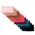 thumbnail image 4 of Alyce Ives Intimates Boy Short Panties, S, Saturated Colors, 12 Pack, 4 of 7