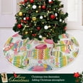 thumbnail image 6 of FMSHPON Easter Eggs Flowers Xmas Christmas Tree Skirt Stand Mat for Holiday Party Decoration Indoor Outdoor 48 inches, 6 of 6