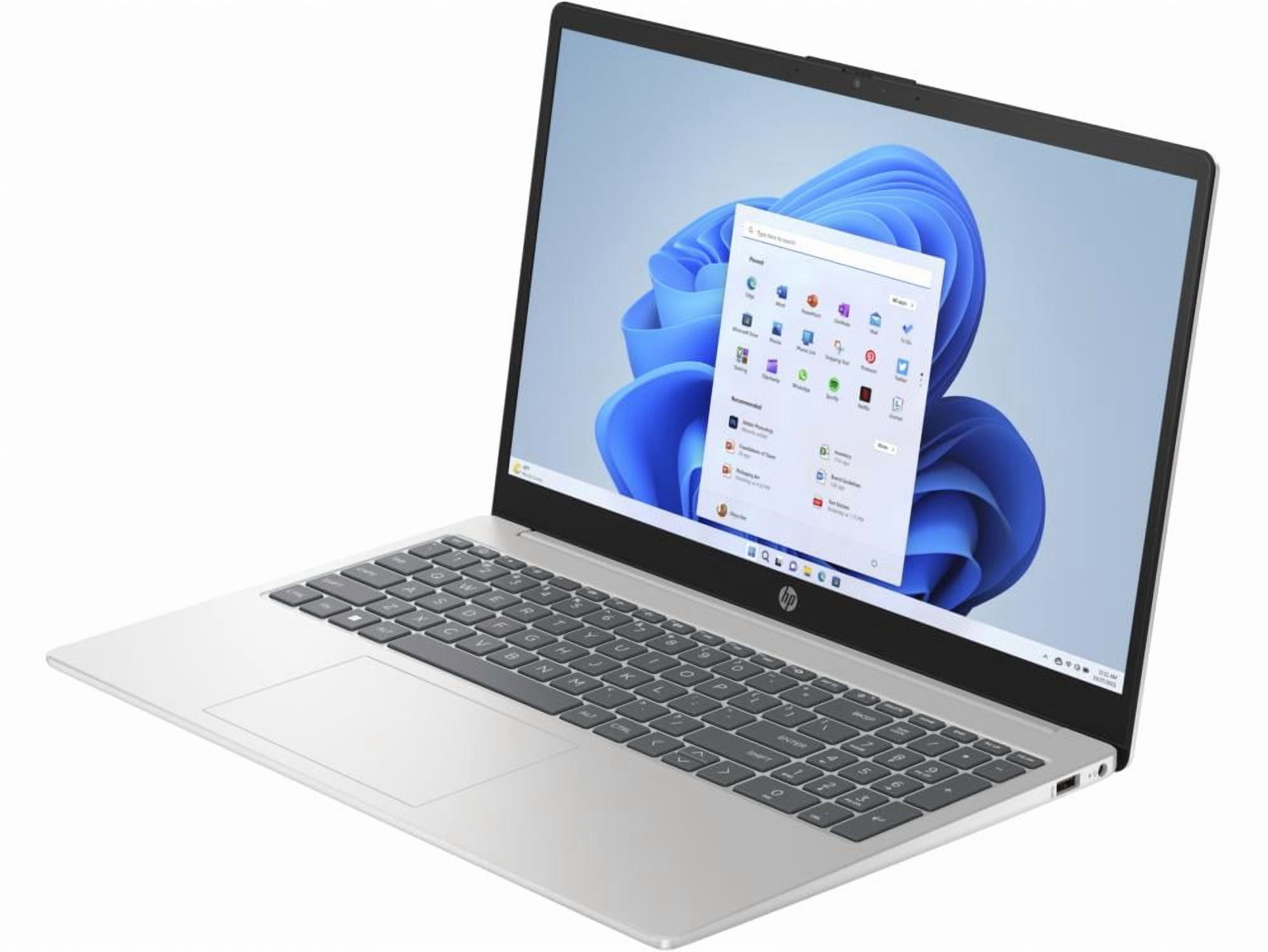 HP 15.6" FHD Touchscreen Laptop AMD Ryzen 5 7520U 8GB RAM 512GB SSD Copilot AI Key Windows 11 Home Natural Silver