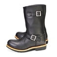 thumbnail image 4 of Milwaukee Leather MBM9066 Men's Antique Black Classic Engineer Motorcycle Riding Boots 10, 4 of 6
