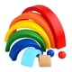 thumbnail image 1 of Labymos Apilador de arcoíris de madera, 9 piezas, bloques de rompecabezas anidados, juego de apilamiento de arcoíris de madera, juguetes educativos para niños, bebés, niños pequeños de 3 años en adelante Sincero Electrónica, 1 of 3