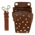 thumbnail image 2 of HILABEE Travel Pro Barber Shear Scissors Holder Pouch Hairdresser Tool Pouch - Brown, 2 of 9