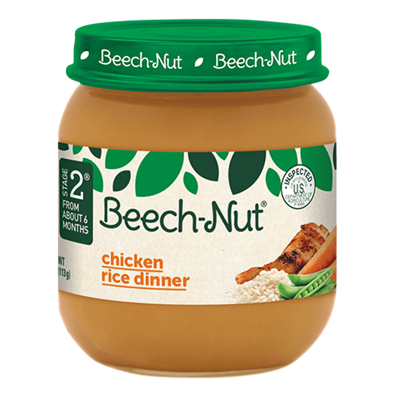 Beechnut Beech Nut Stage 2 Chicken And Rice Walmart