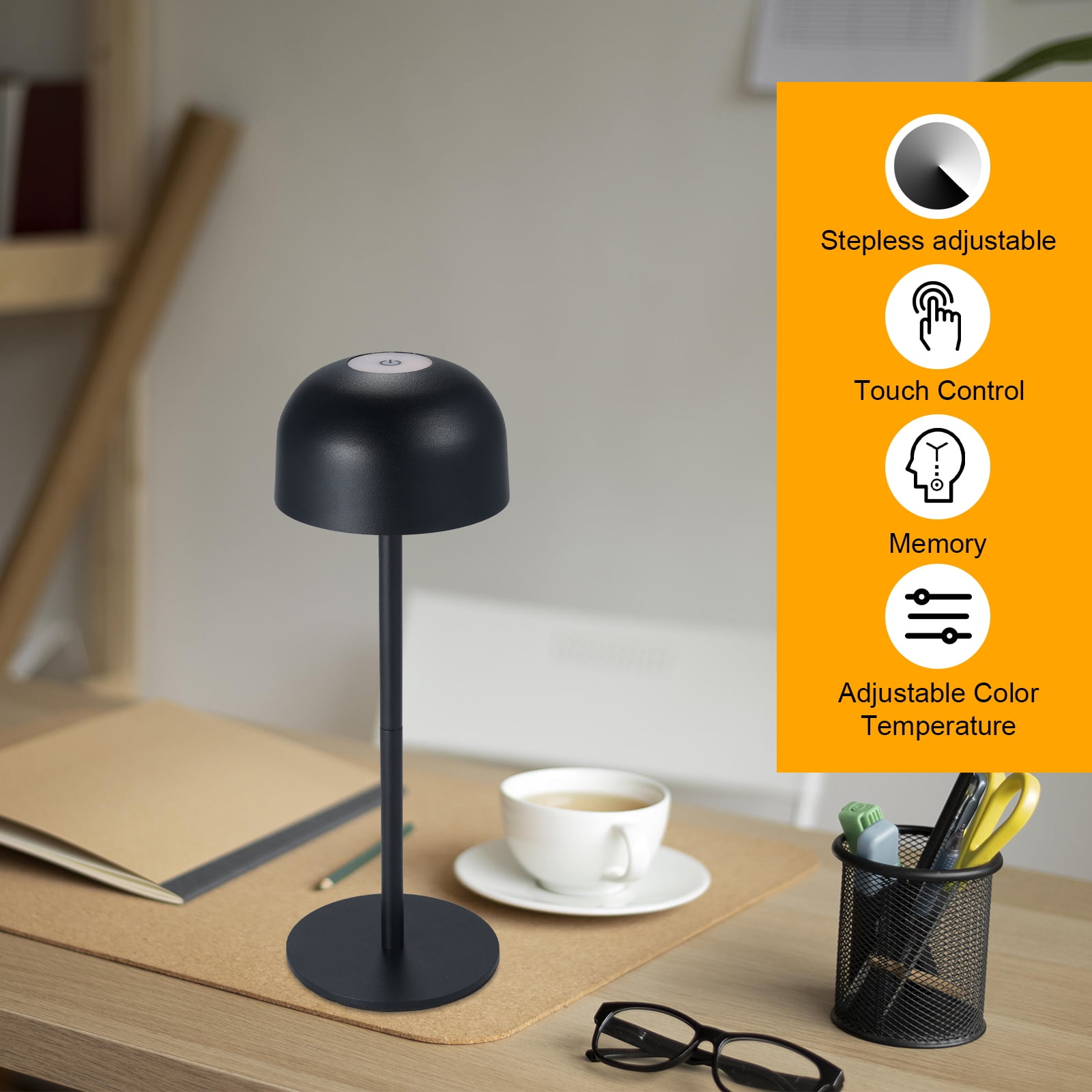 Desk lamp,With Lamp Pole Lamp Led Lamp 3 Colors 2000mah Battery Lamp With Lamp 10 Modern Bedroom Study Room Bedroom Battery Operated Table Lamp Colors Dimmable Dimmable Room