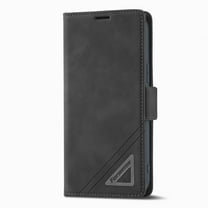 Dteck Leather Wallet Case for iPhone 13 with Card Slots Kickstand Magnetic Closure Shockproof Business Style for Men Women Case For iPhone 13,Black
