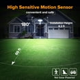 thumbnail image 3 of Luces de seguridad LED LUTEC 80W 9000LM con sensor de movimiento IP65, 3 of 8