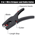 thumbnail image 5 of Pelacables y cortador automático, herramienta pelacables de alta resistencia 2 en 1 para pelar cables, corte de 5-20 mm/(0,25-0,75 pulgadas), 5 of 5