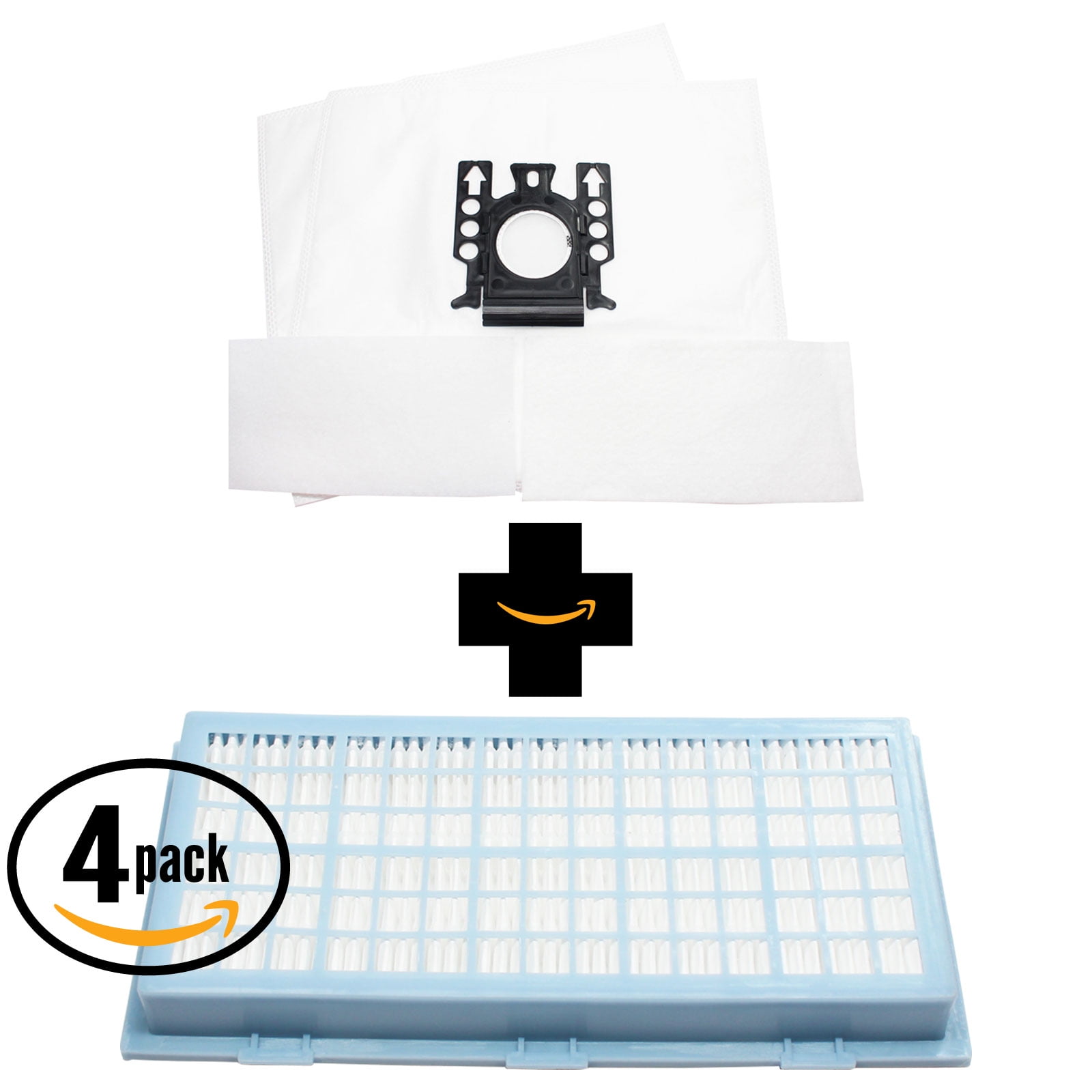 2 Replacement Miele S336i Vacuum Bags, 2 Micro Filters & 4 HEPA Filter