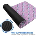thumbnail image 6 of Long Mouse Pads for Desk,Pink Cartoon Unicorn Flower Pattern Desk Mats on Top Of Desks, Desk Mouse Pad Extra Large with 3mm Non-Slip Base and Stitched Edge for Gaming,Office,Work,Home 31.5"x11.8", 6 of 6