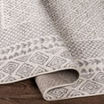 thumbnail image 5 of Mark&Day Area Rugs, 7x9 Voorst Global Light Gray Area Rug, Grey Off-White Carpet for Living Room, Bedroom or Kitchen (6'7" x 9'), 5 of 7
