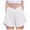 White, variant on Girls Flowy Shorts with Spandex Liner 2 In 1 Athletic Running Shorts with Pockets Kids Skorts Girls Shorts Size 8 Leopard Shorts Girls Gymnastics for Girls Size 5 Girls Shorts