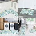thumbnail image 5 of Pioneer Flower Floral Print Pattern Kitchen Rugs Sets Of 2,Anti Fatigue Kitchen Mat Rugs Non Slip Washable,Decorative Kitchen Floor Mats for Kitchen,Sink,Laundry,17"x30"+17"x47", 5 of 7