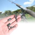 thumbnail image 1 of 10 Juegos de Tubos de Clips de Plomo Traseros, Clips de Plomo Traseros y Tomas de Bloqueo, Mangas de Conector de Aparejos, Juego de Aparejos de Terminal de Pesca de Carpa,, 1 of 7