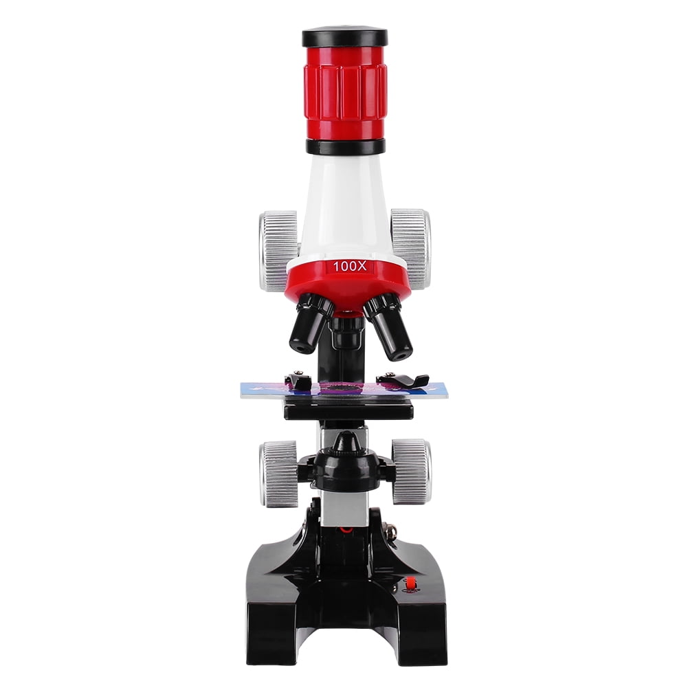 WALFRONT Jouet Éducatif pour Enfants Microscope Monoculaire Biologique pour École à Domicile, Microscope pour Enfants, Jouet Microscope