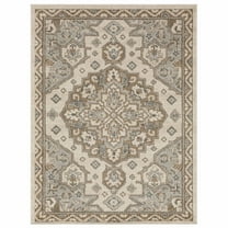 Mohawk Home Huffman Indoor Ornamental Area Rug, Grey, 5'3" x 8'
